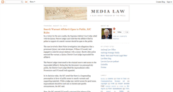 Desktop Screenshot of medialaw.legaline.com